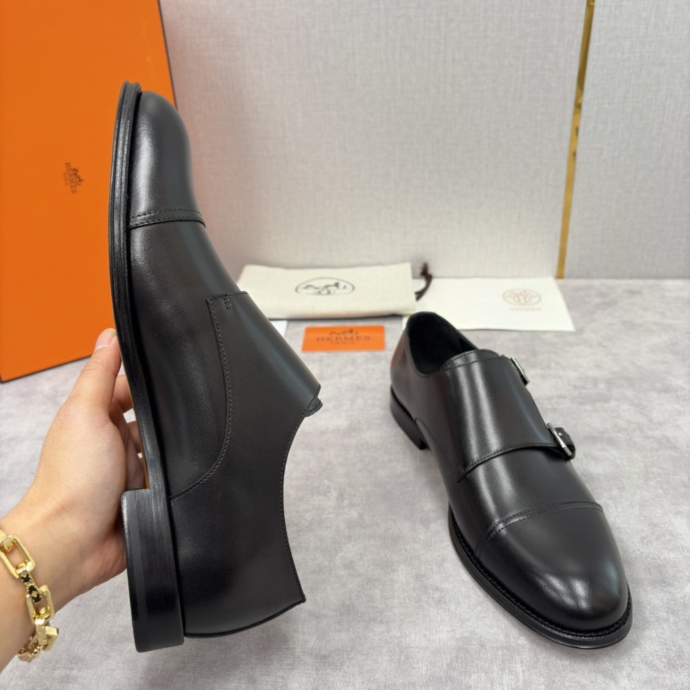 Shoes leather men's фото 7