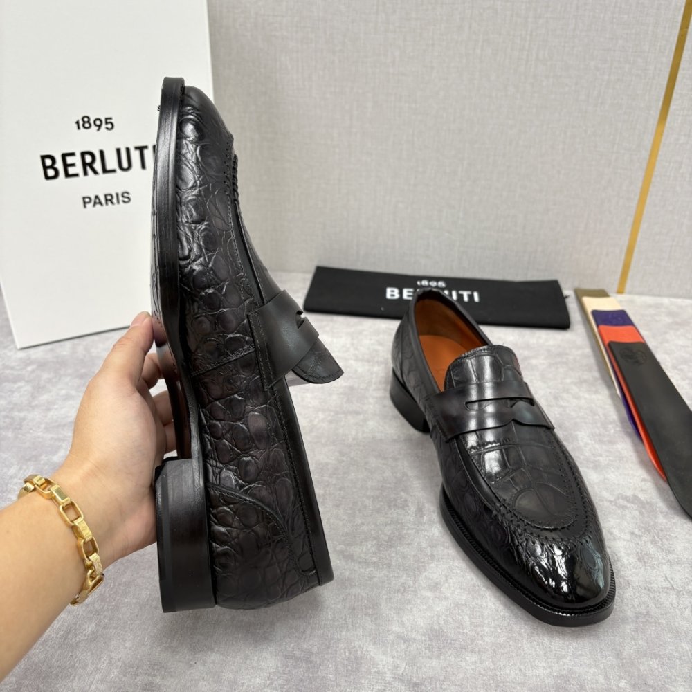 Shoes leather men's фото 7