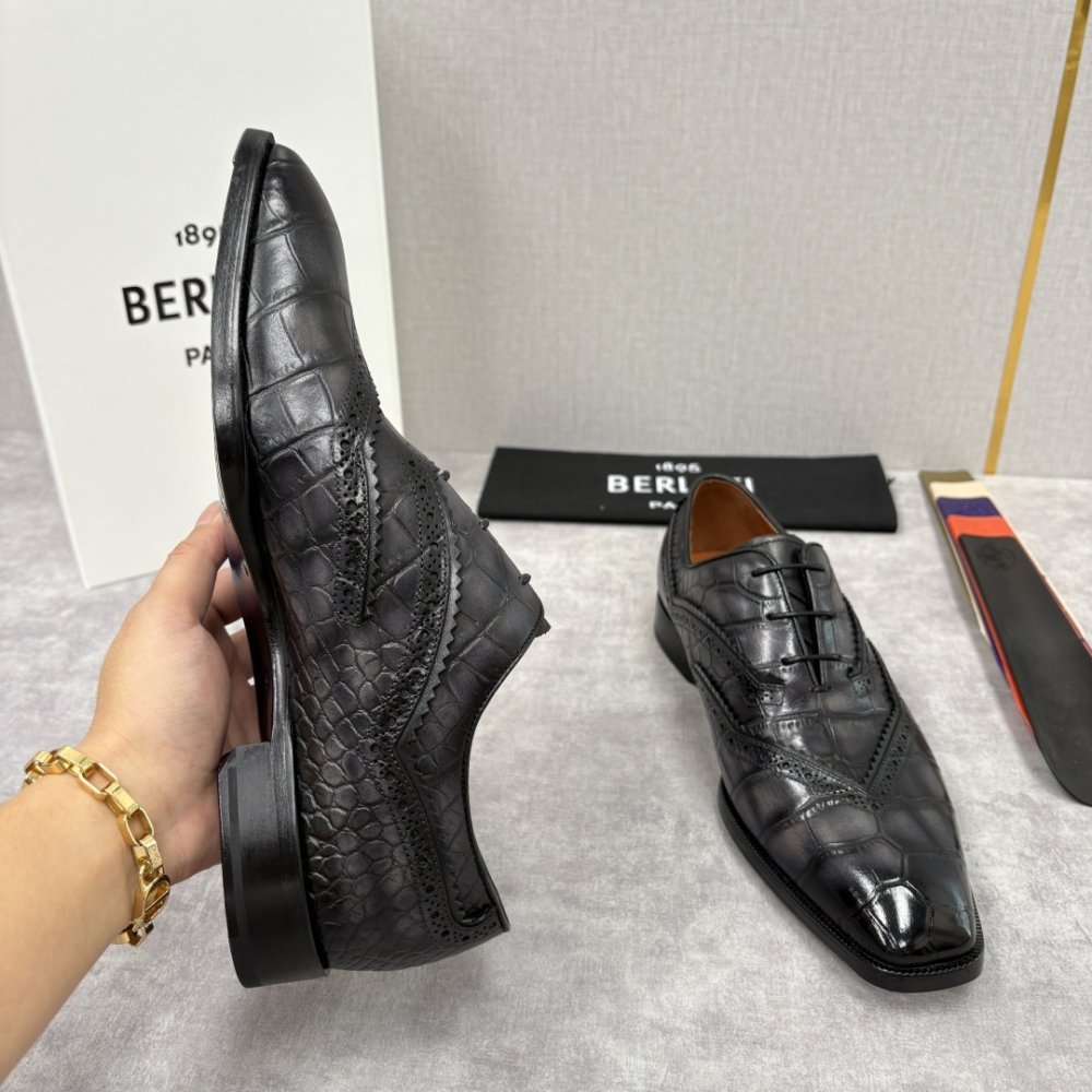 Туфли кожаные мужские фото 7