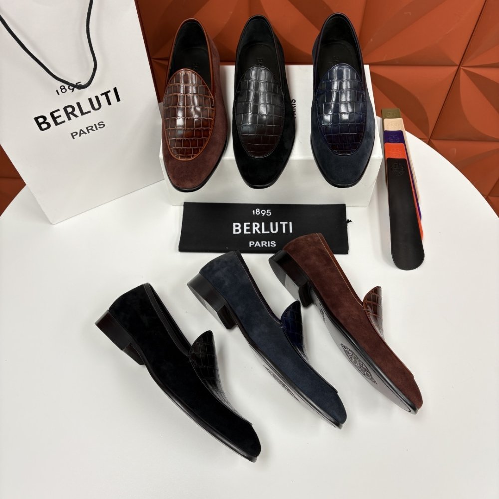 Shoes leather men's фото 7