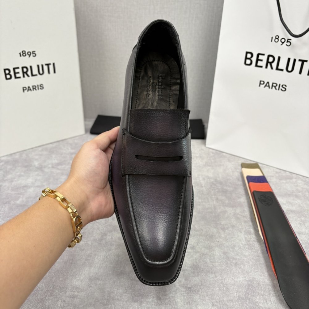 Shoes leather men's фото 7