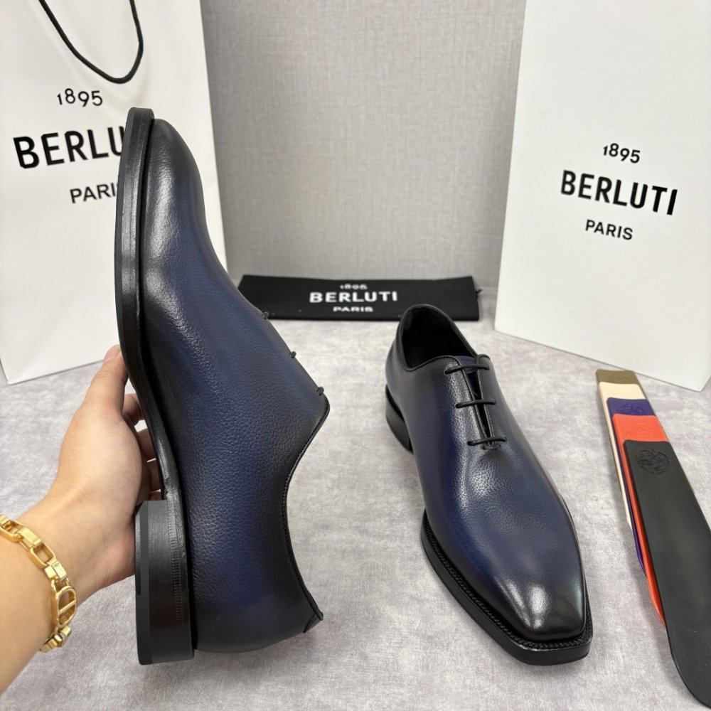 Shoes leather men's фото 7