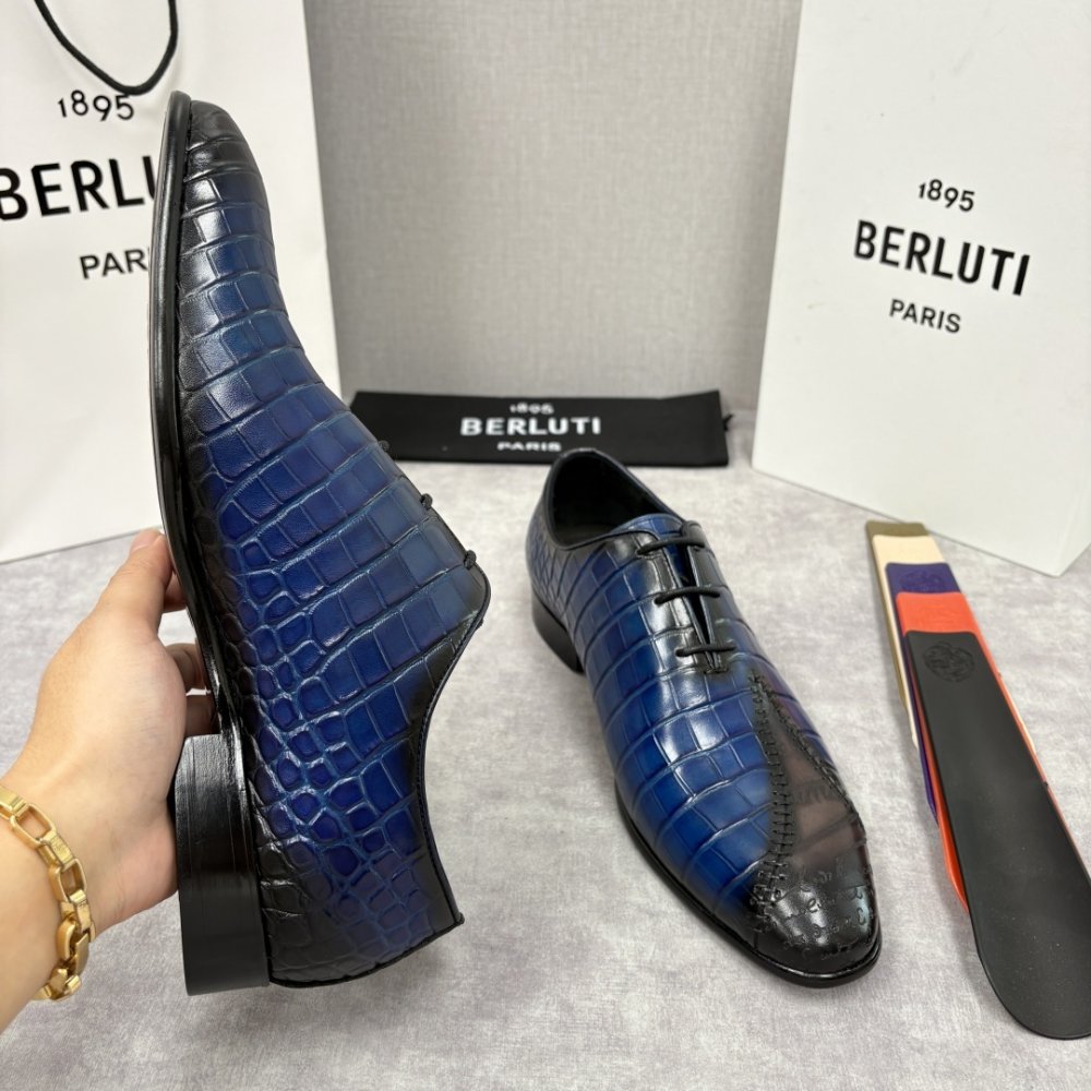 Shoes leather men's фото 7