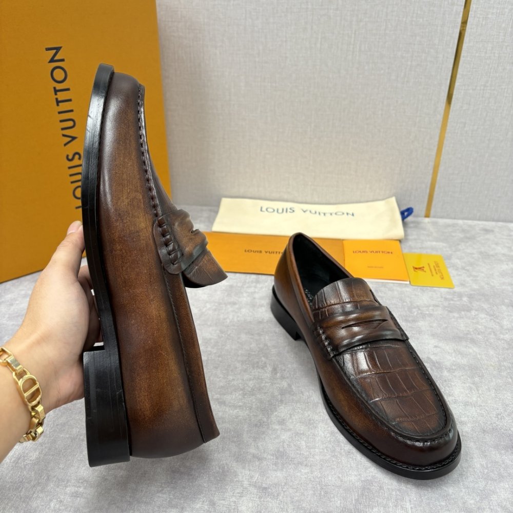 Shoes leather men's фото 7