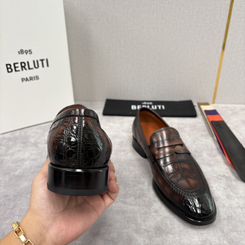 Shoes leather men's фото 8