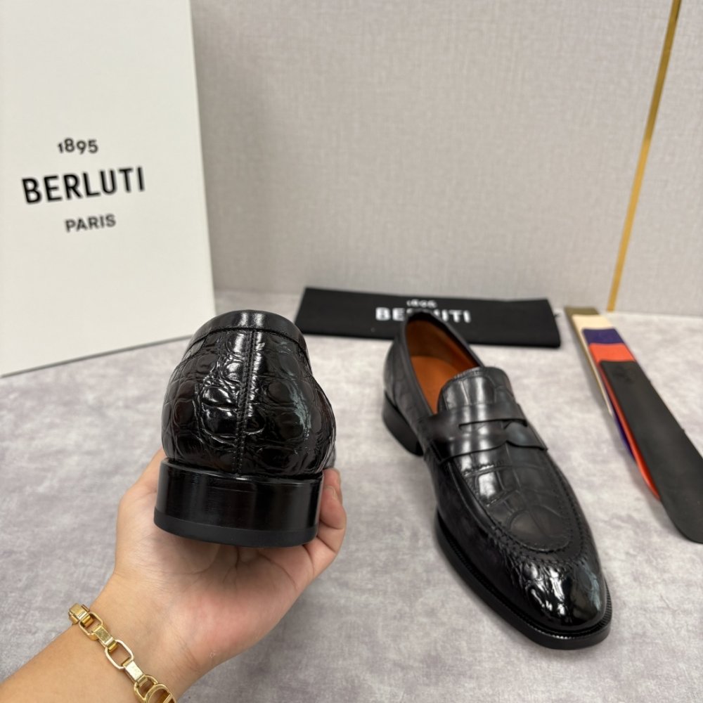 Shoes leather men's фото 8