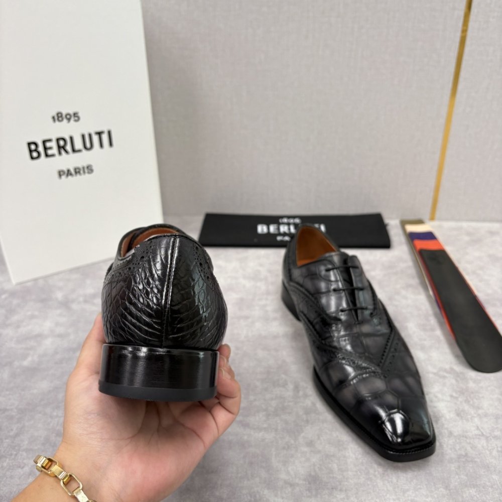 Туфли кожаные мужские фото 8