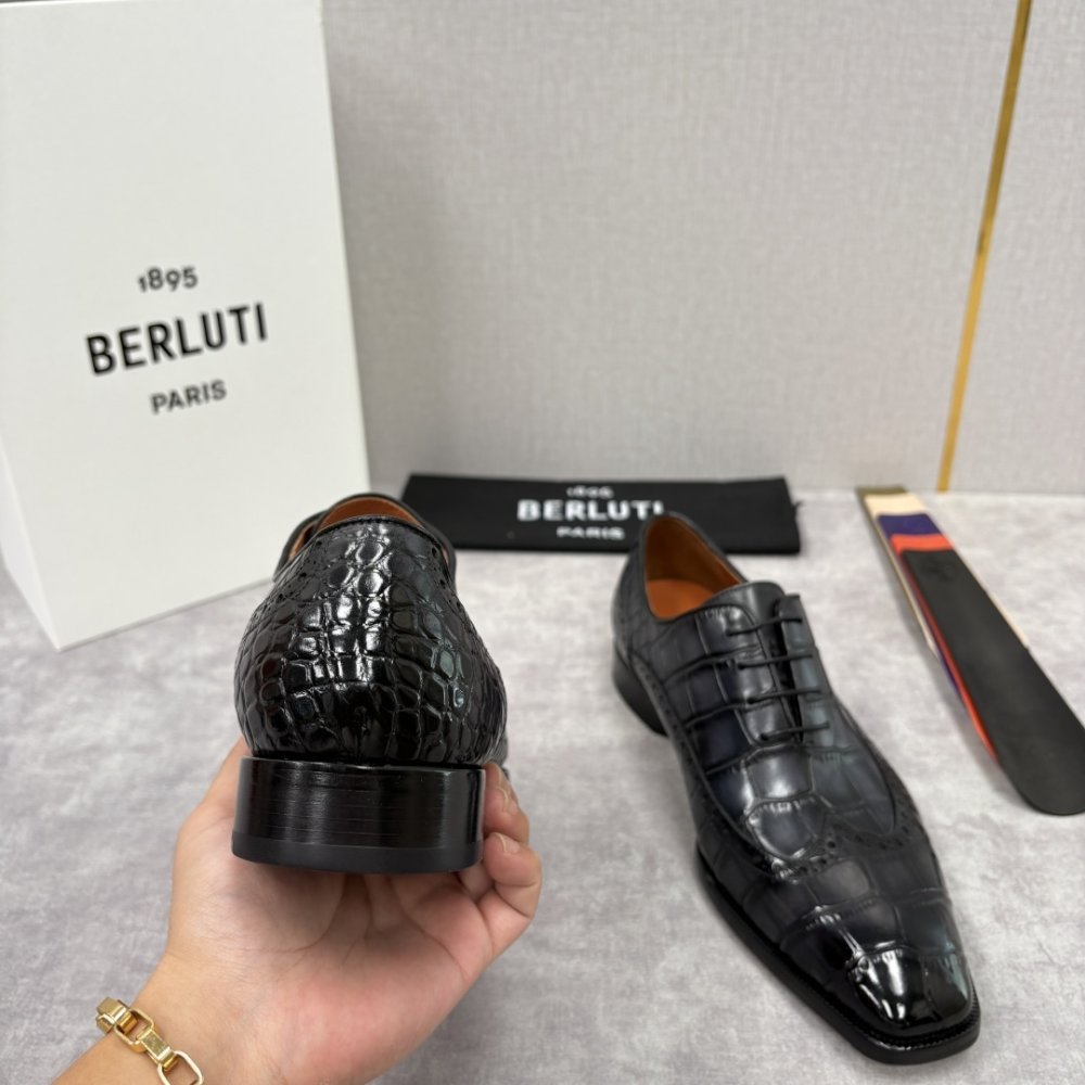 Shoes leather men's фото 8