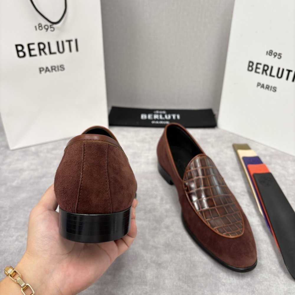 Shoes leather men's фото 8