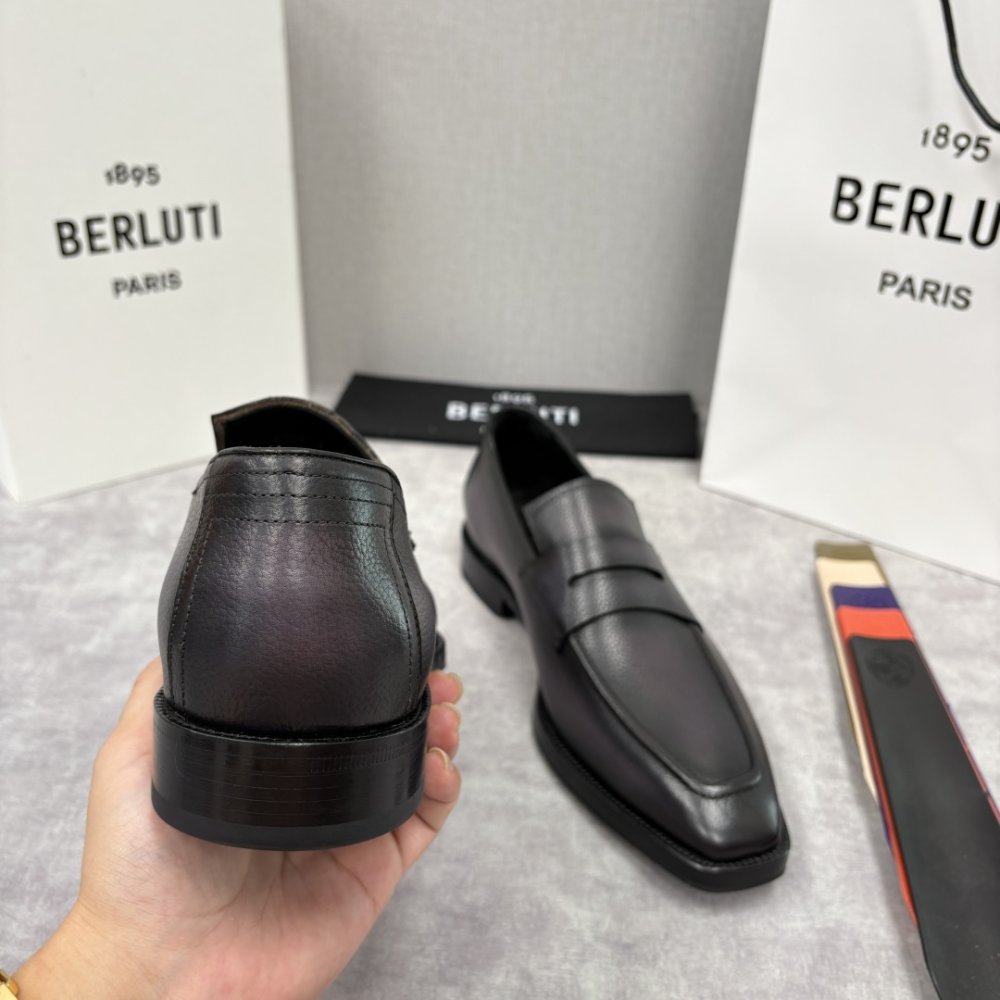 Shoes leather men's фото 8