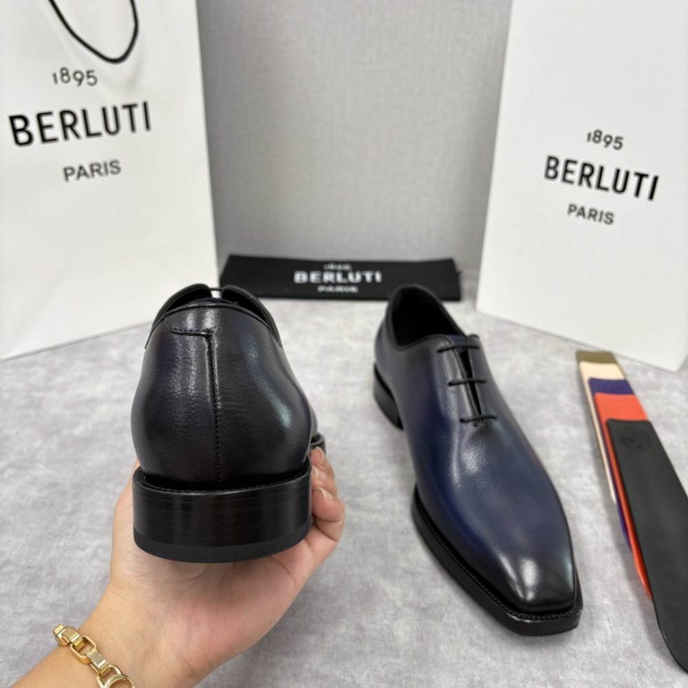 Shoes leather men's фото 8