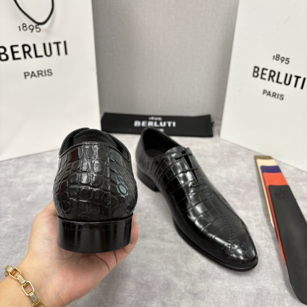 Shoes leather men's фото 8