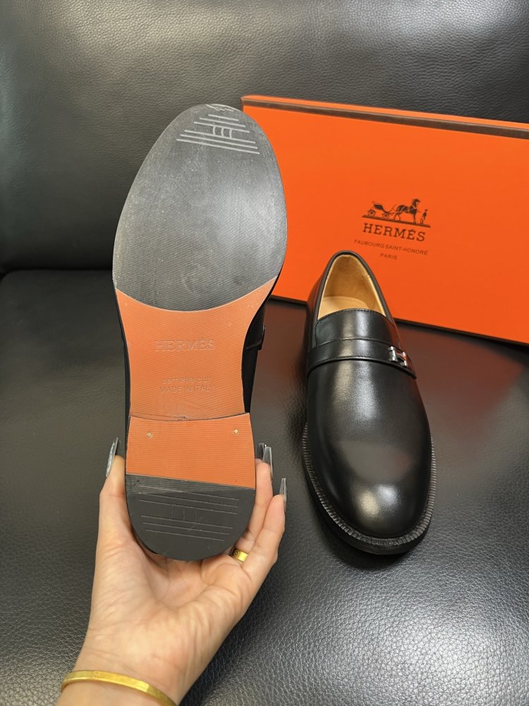 Shoes leather men's фото 9