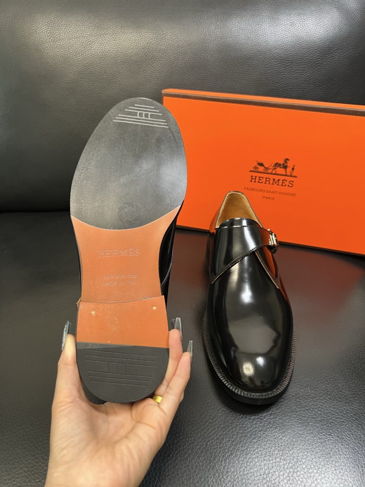 Shoes leather men's фото 9