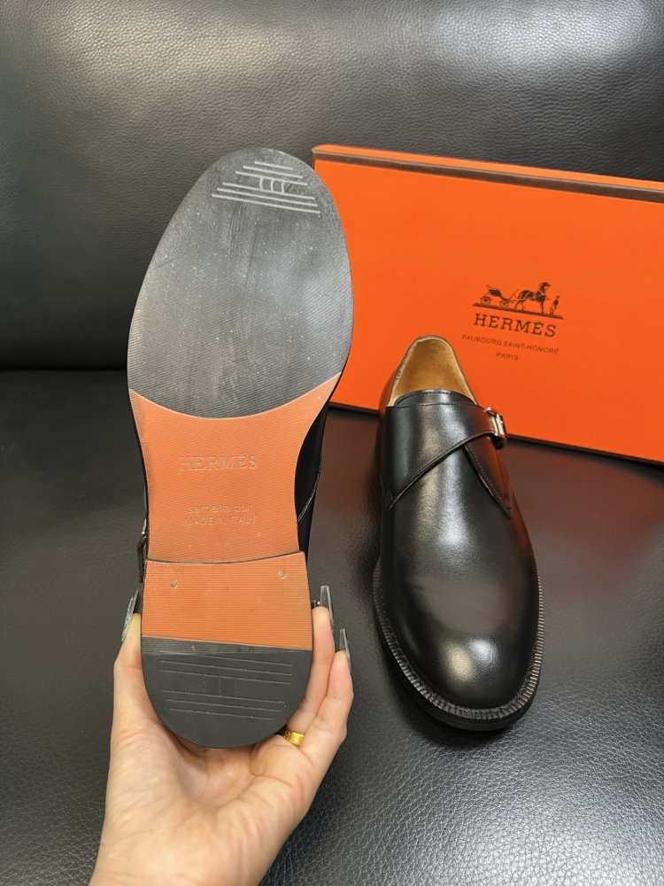 Shoes leather men's фото 9