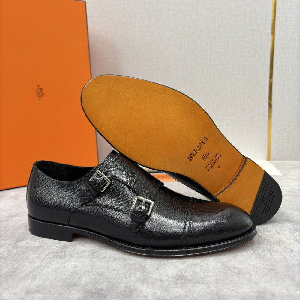 Shoes leather men's фото 9