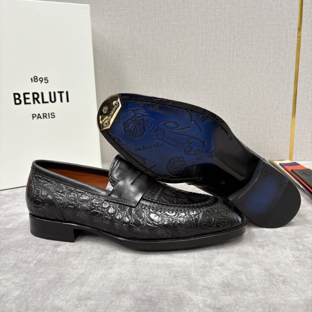 Shoes leather men's фото 9