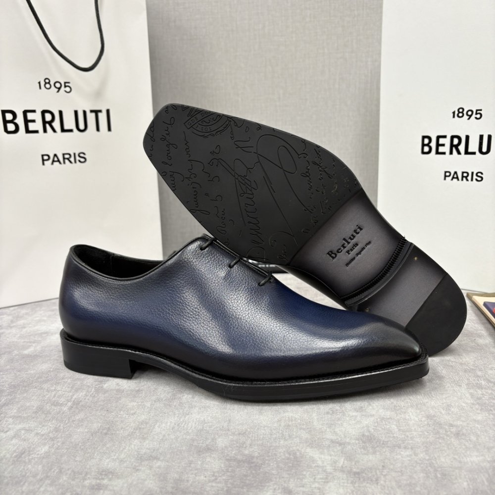 Shoes leather men's фото 9