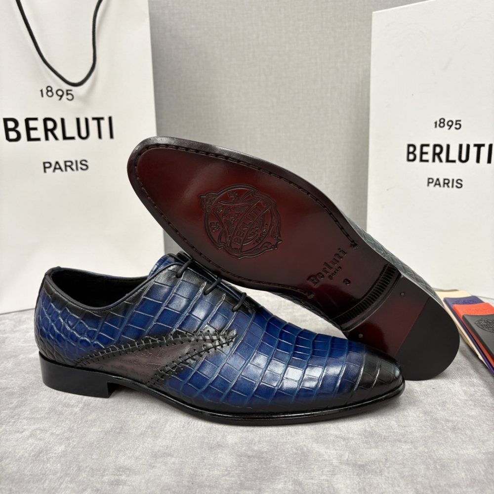 Shoes leather men's фото 9