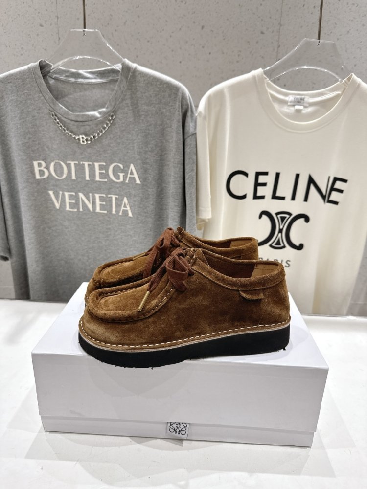 Shoes leather on lace women's фото 3