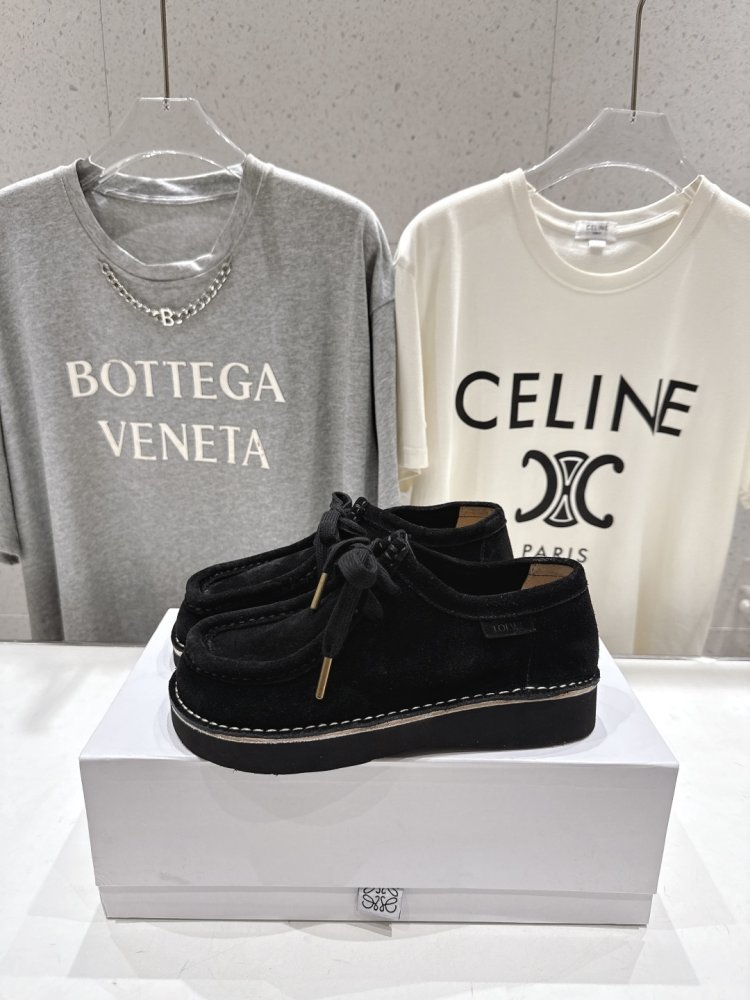 Shoes leather on lace women's фото 3