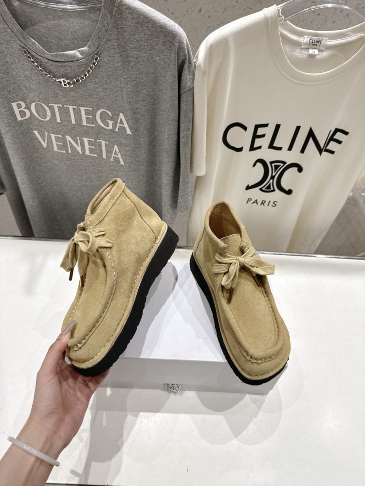 Shoes leather on lace women's фото 4