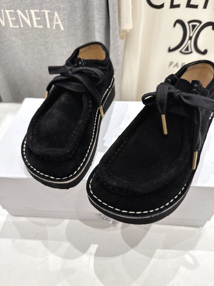 Shoes leather on lace women's фото 6