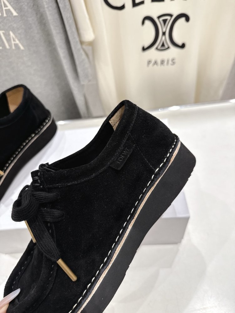 Shoes leather on lace women's фото 7