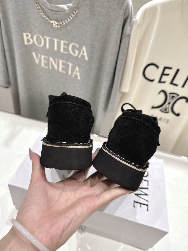 Shoes leather on lace women's фото 8