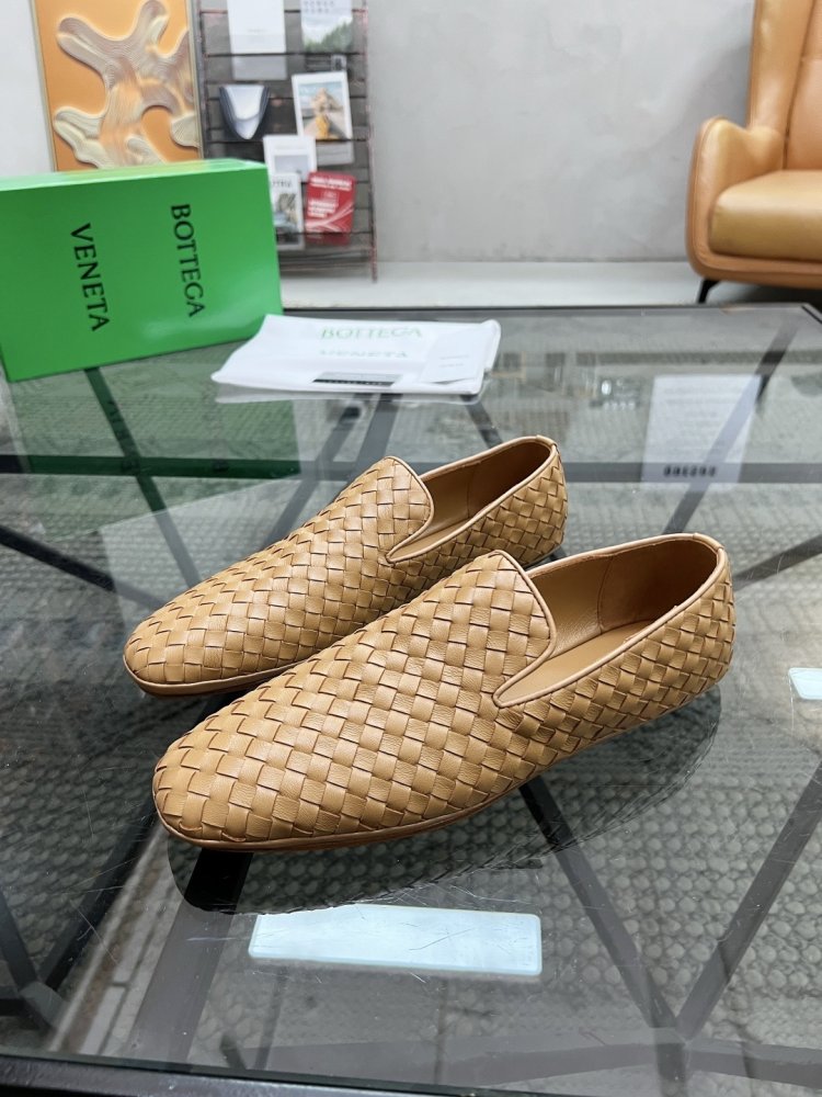 Туфлі шкіряні плетені чоловічі