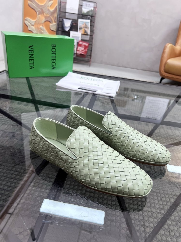 Shoes leather braided men's фото 2