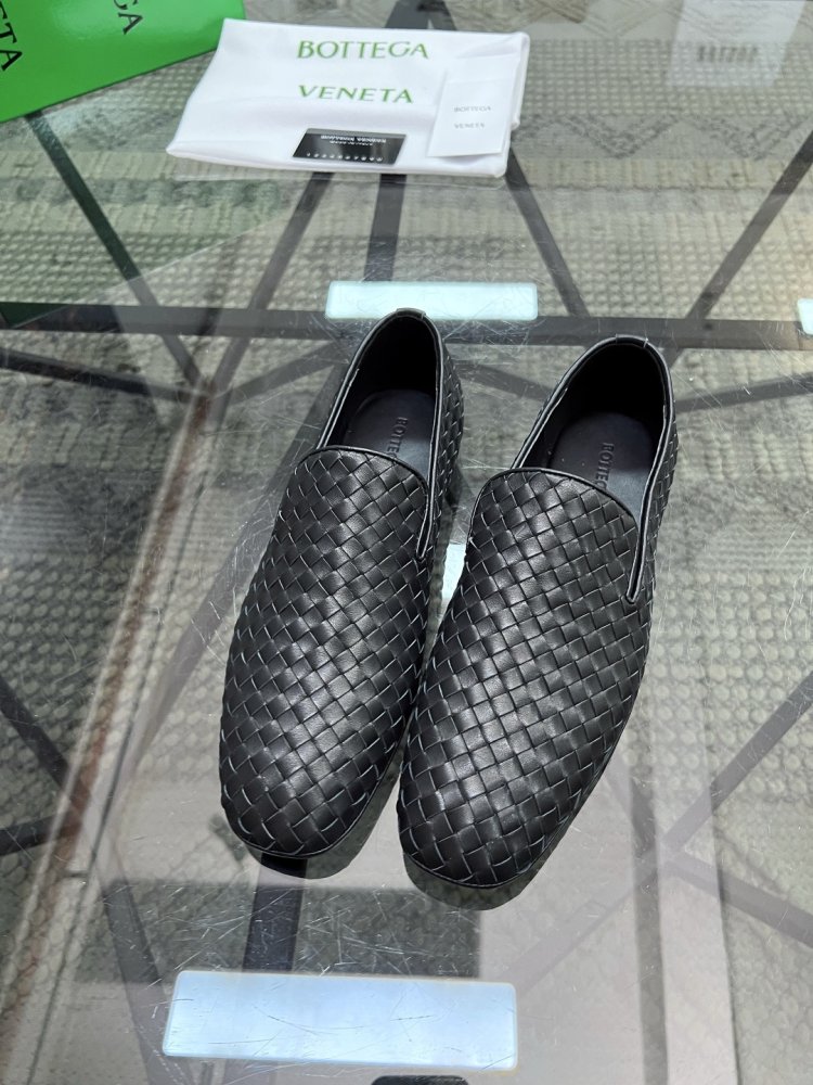 Туфлі шкіряні плетені чоловічі фото 3