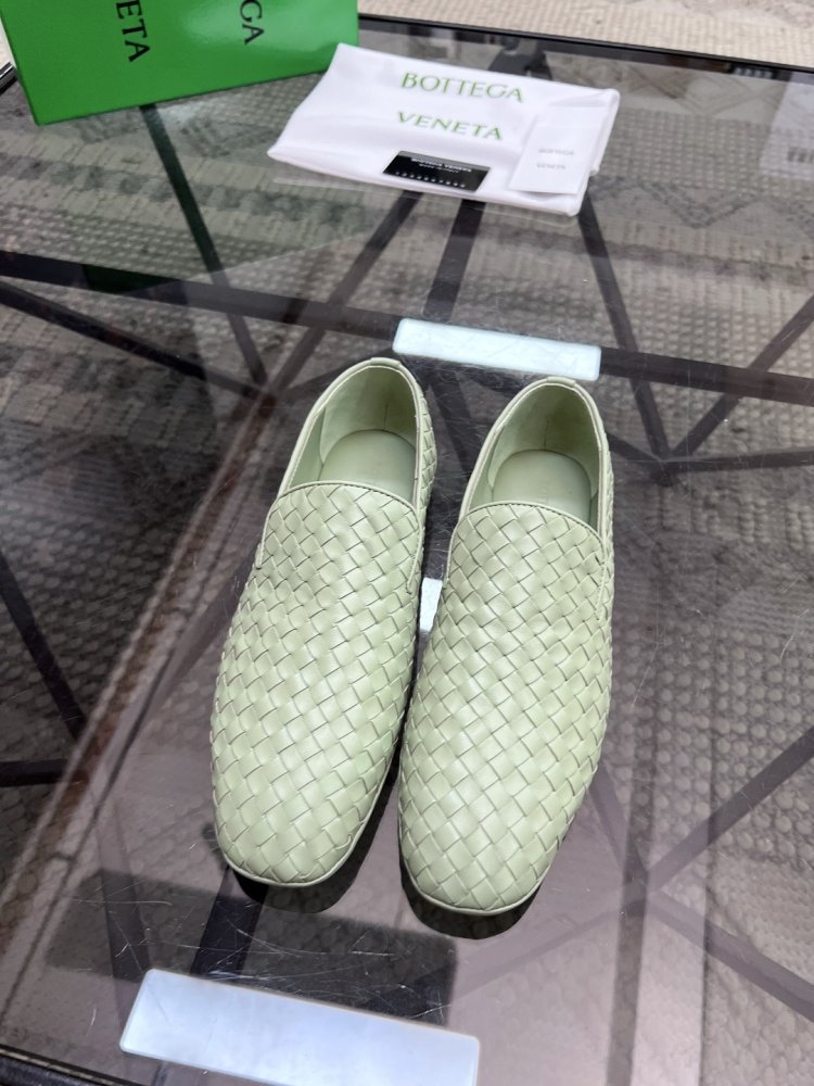 Shoes leather braided men's фото 3