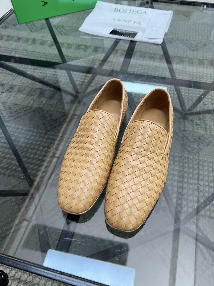 Туфлі шкіряні плетені чоловічі фото 3