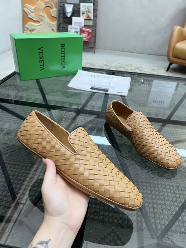 Туфлі шкіряні плетені чоловічі фото 5