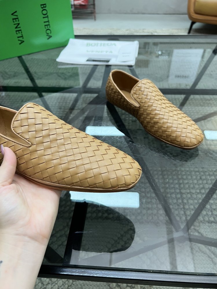 Туфлі шкіряні плетені чоловічі фото 6
