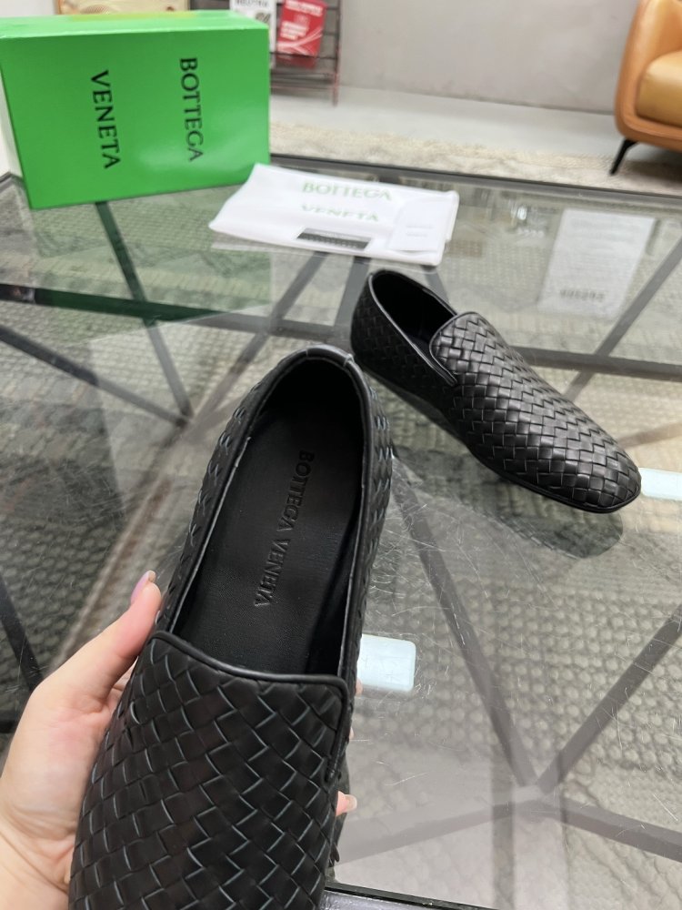 Туфлі шкіряні плетені чоловічі фото 7