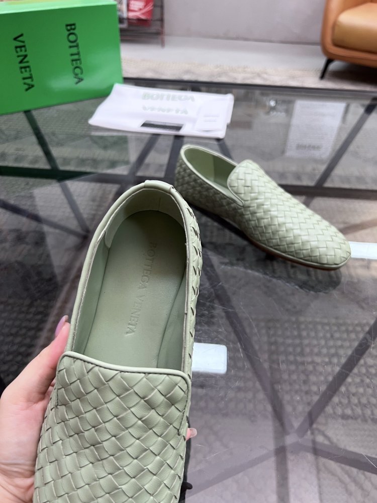 Shoes leather braided men's фото 7