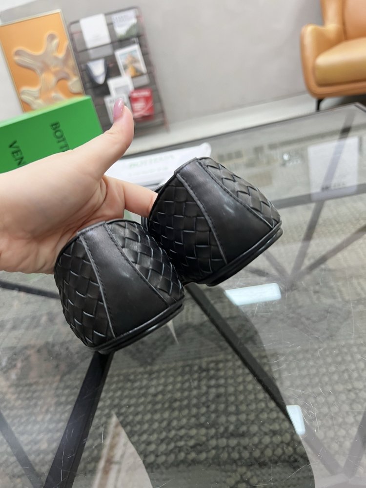 Туфлі шкіряні плетені чоловічі фото 8