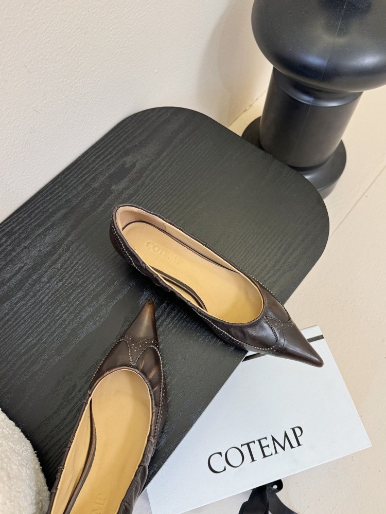 Туфли кожаные с острым носком фото 4