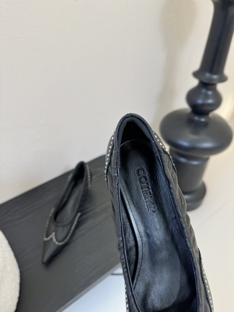 Туфли кожаные с острым носком фото 8