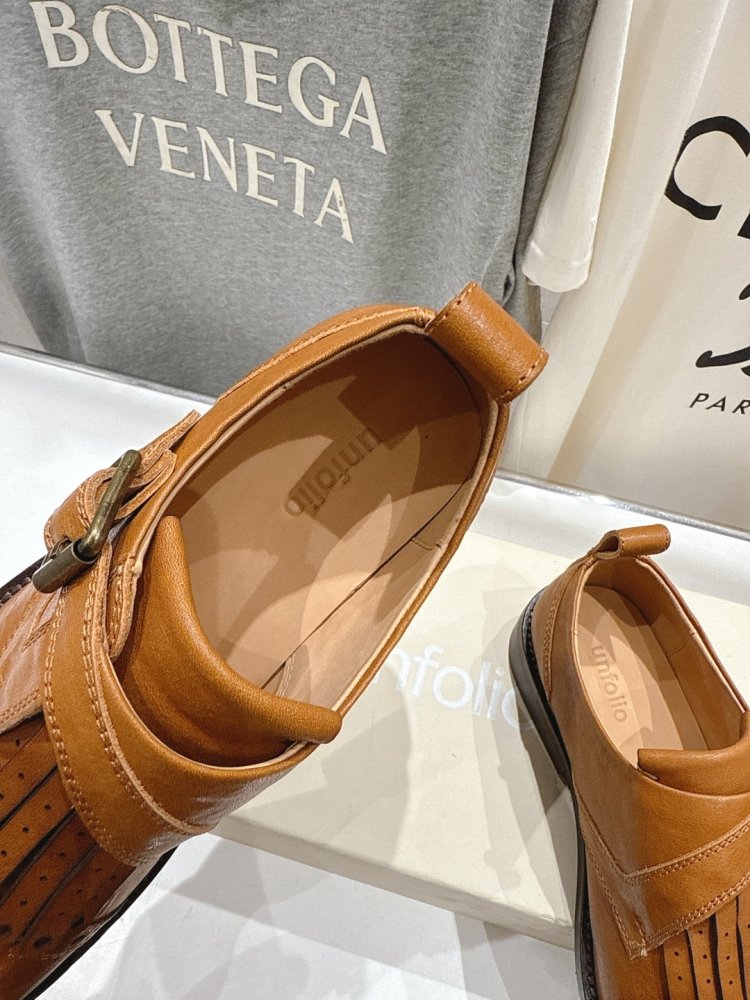 Туфли кожаные женские фото 6