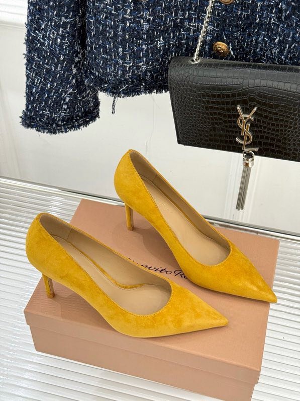 Туфли лодочки замшевые фото 2