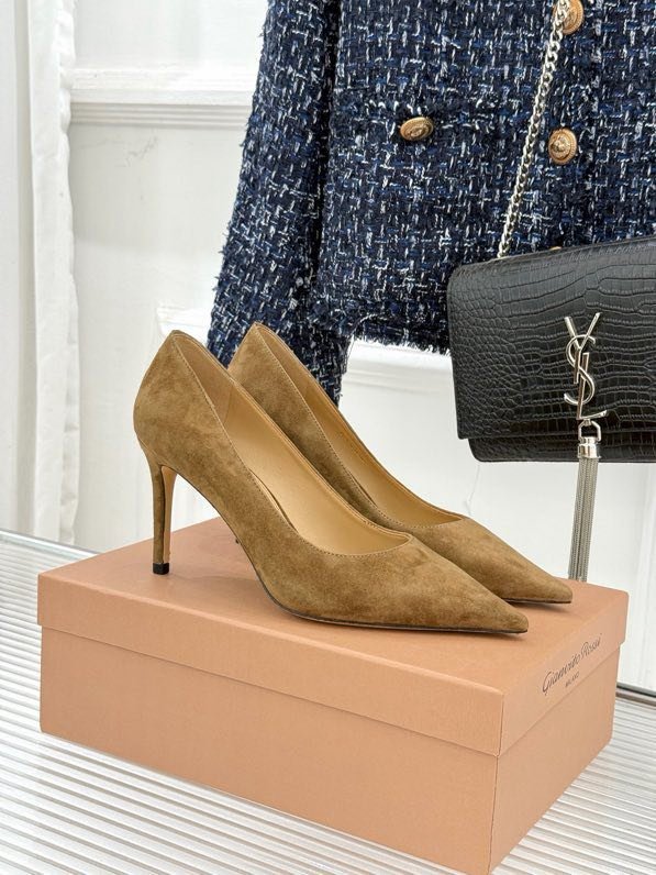 Туфли лодочки замшевые фото 6