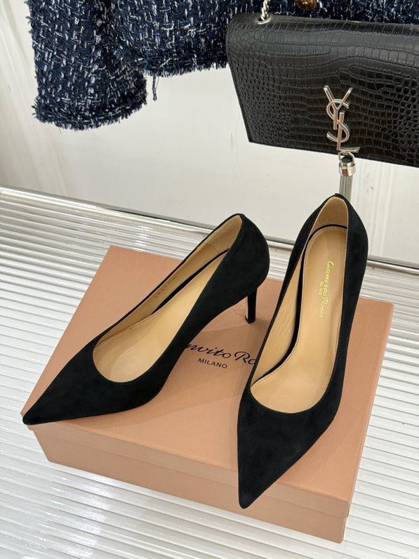 Туфли лодочки замшевые фото 8