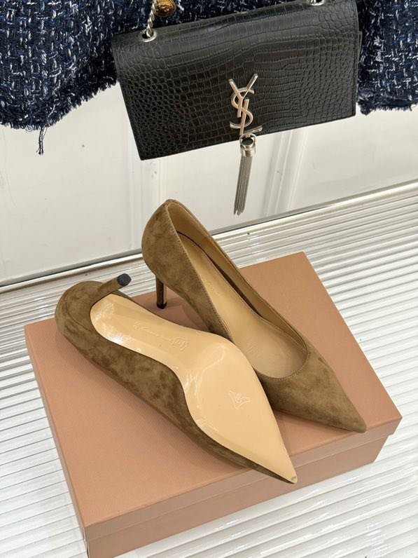 Туфли лодочки замшевые фото 9