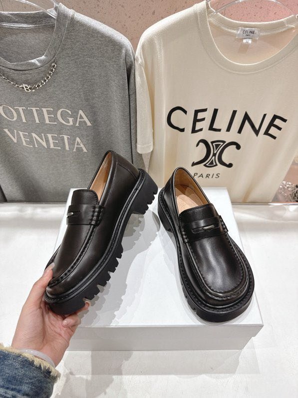 Shoes лоферы leather women's фото 6