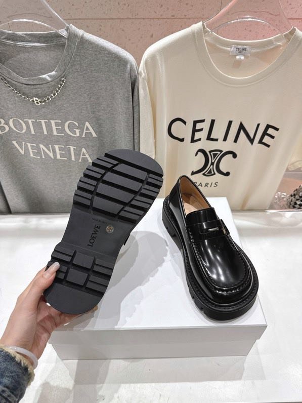 Shoes лоферы leather women's фото 8