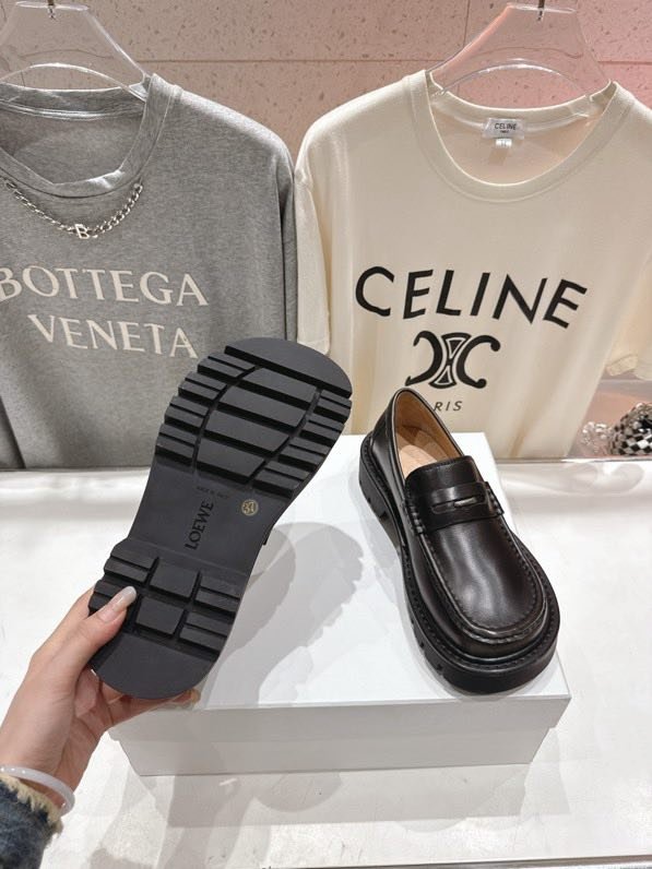 Shoes лоферы leather women's фото 9