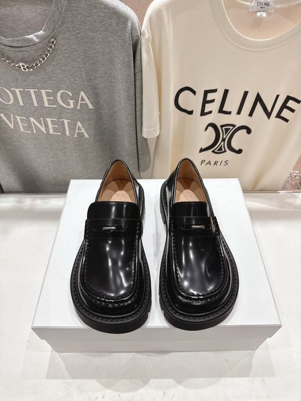 Shoes лоферы leather women's фото 9